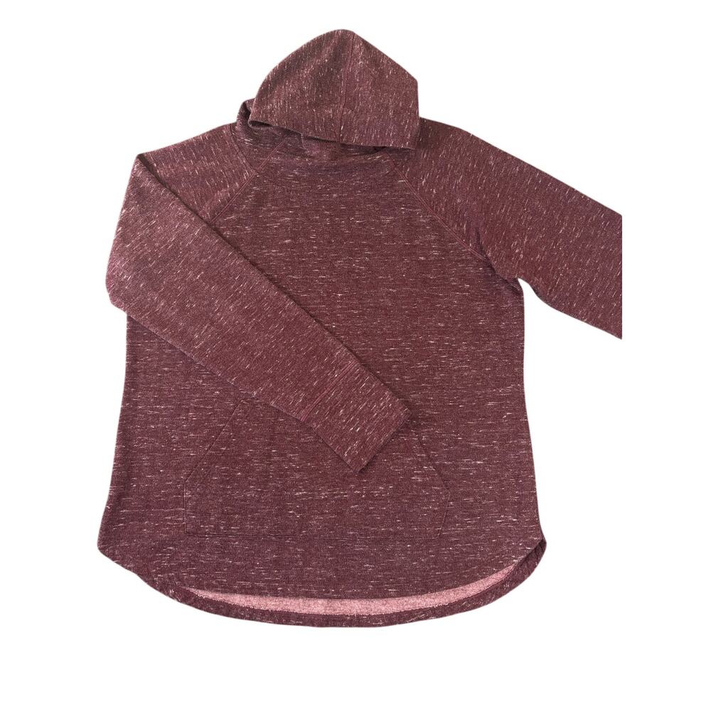 Athletic Works Women's XL Burgundy Marled Pullover Hoodie 16-18